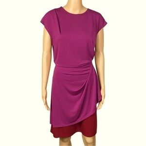NARCISCO RODRIQUEZ for Design Nation-draped Mulberry over Burgundy. Medium. NWT